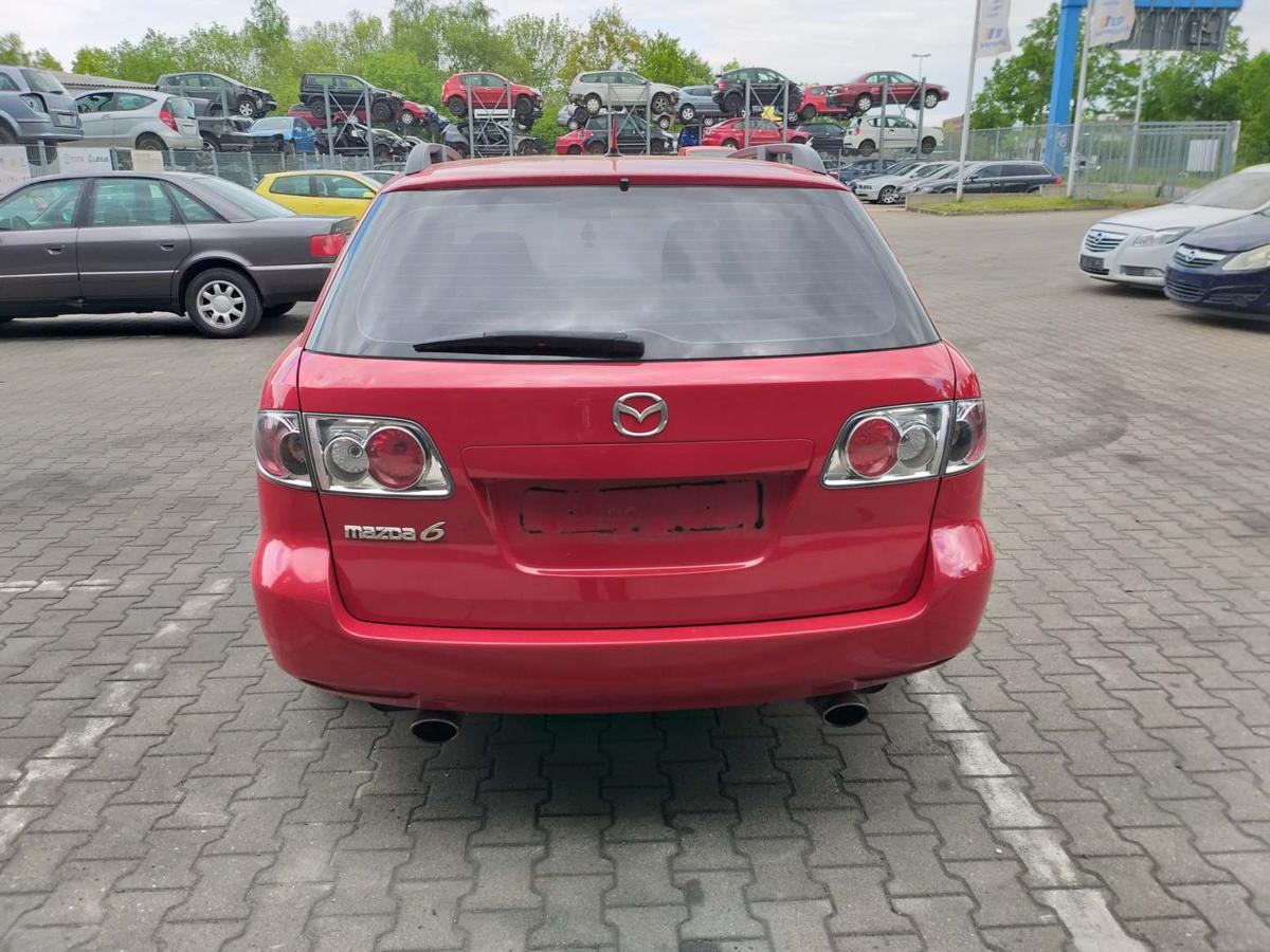 Mazda 6 GY original Heckklappe mit Heckscheibe Rot Kombi Bj.2003